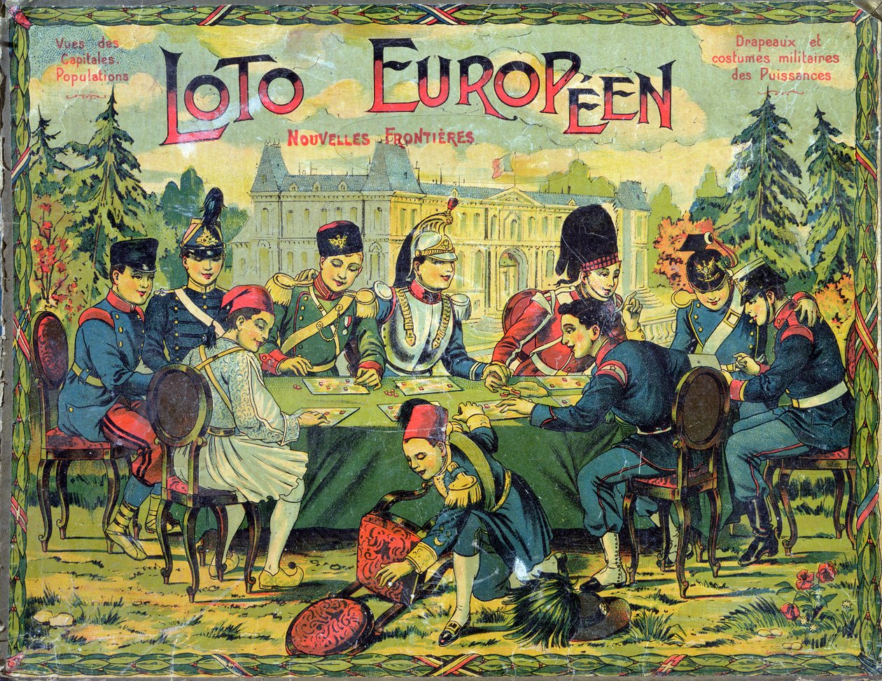 Loto Europeen, Çocuklar için Loto oyununun Fransızca versiyonu, c.1900 by French School