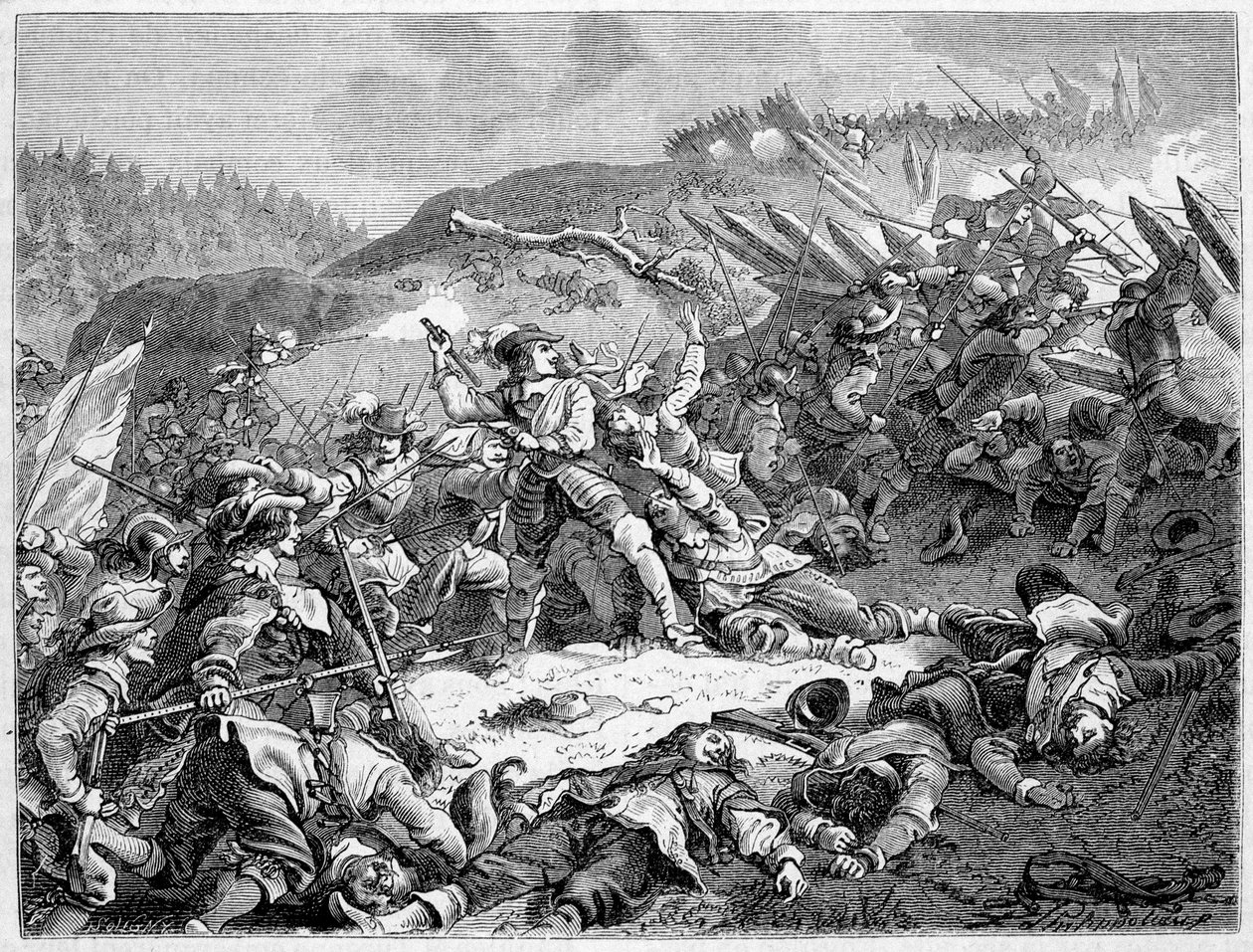 Bourbon Kralı II. Louis, Conde Prensi (Bourbon-Conde) (Grand Conde) (1621-1686) Fribourg Savaşı