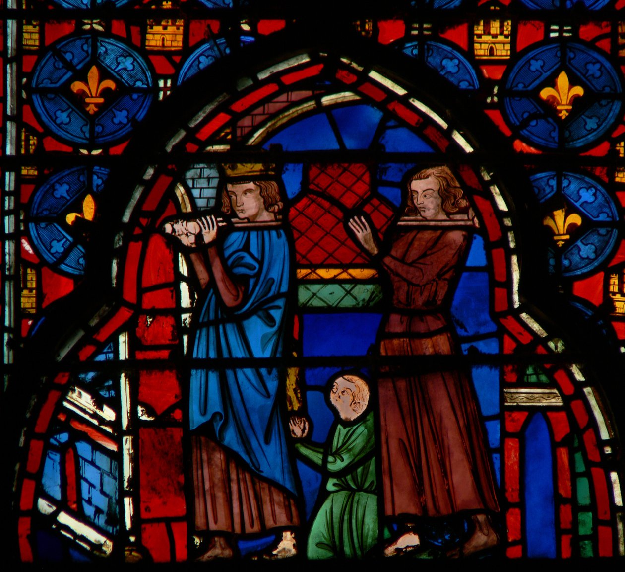 Louis IX, kalıntıları Sainte-Chapelle