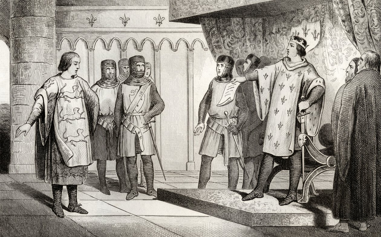 Louis VIII (1187-1226) Aslan düşmanı İngiltere Henry III