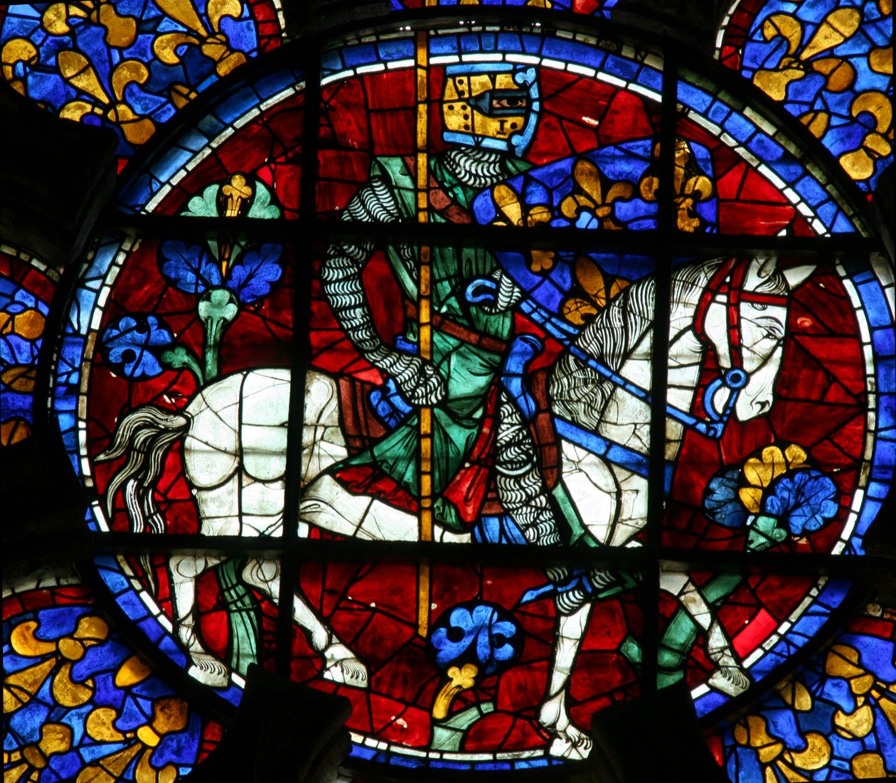 Louis VIII at sırtında bir şövalye olarak, (w107) by French School