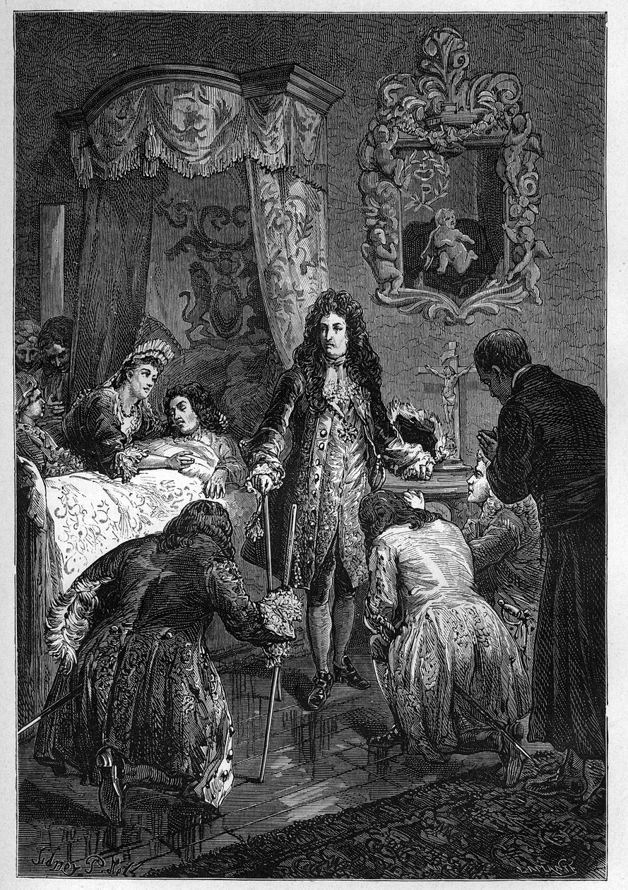 Louis XIV, James II