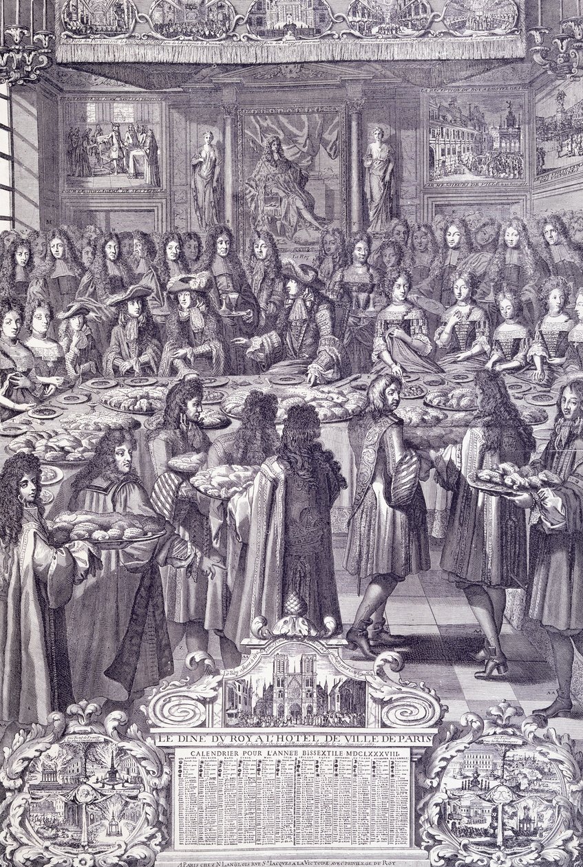 Louis XIV, halkının sevgisi ve sevinci, Almanacco