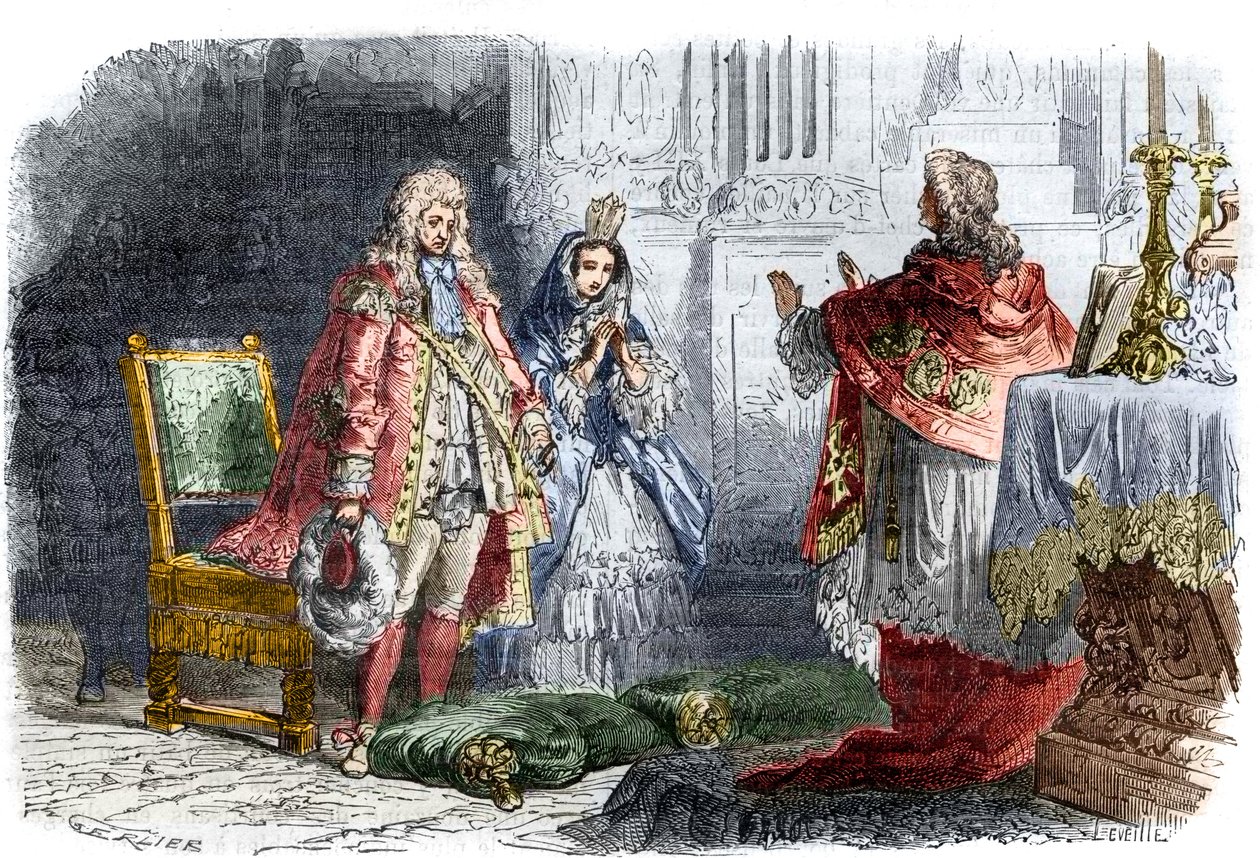 Louis XIV, Francoise d ile evlenir mi? Aubigne, Marquise de Maintenon (1683/84 kışı) - Kral Louis XIV (1638-1715) ve Francoise d