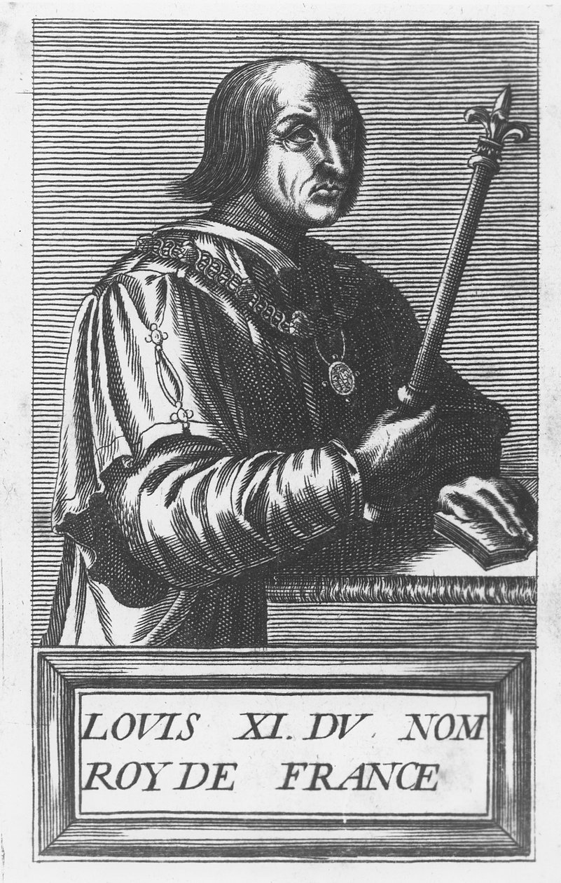 Louis XI, Fransa Kralı (gravür) by French School