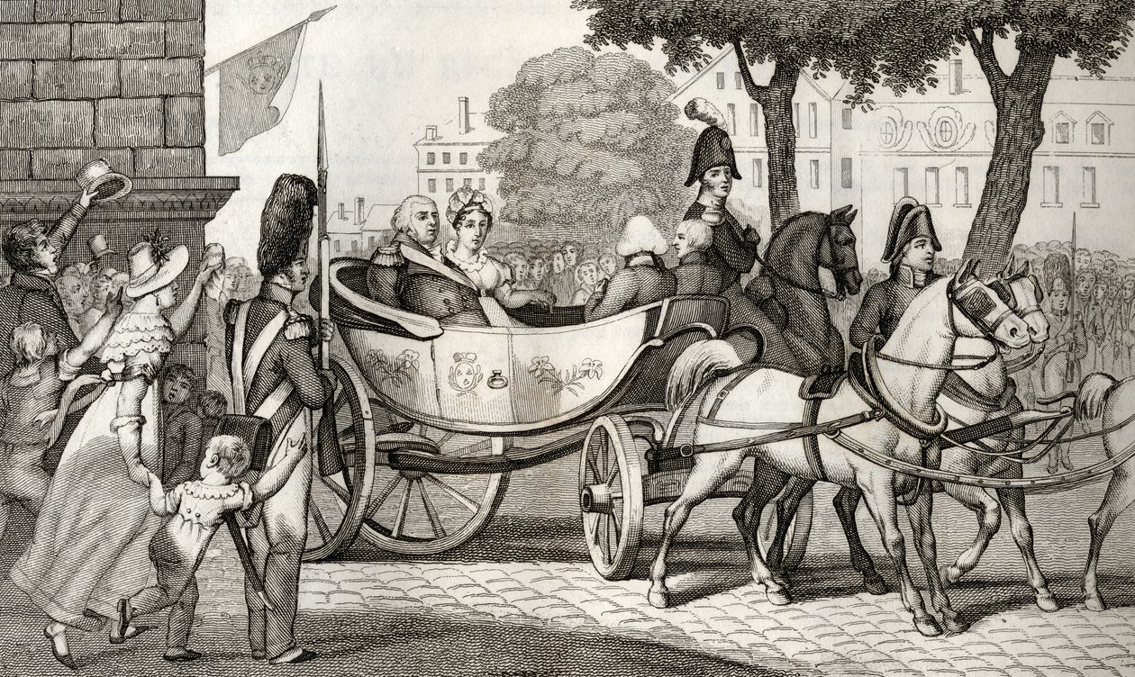Louis XVIII (1755-1824), Colart tarafından yayınlanan 