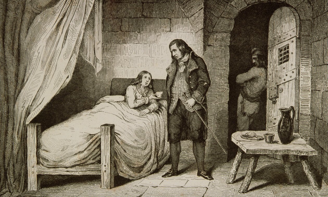Louis XVII (1785-95) hasta ve hapsedilmiş, Colart tarafından yayınlanan 
