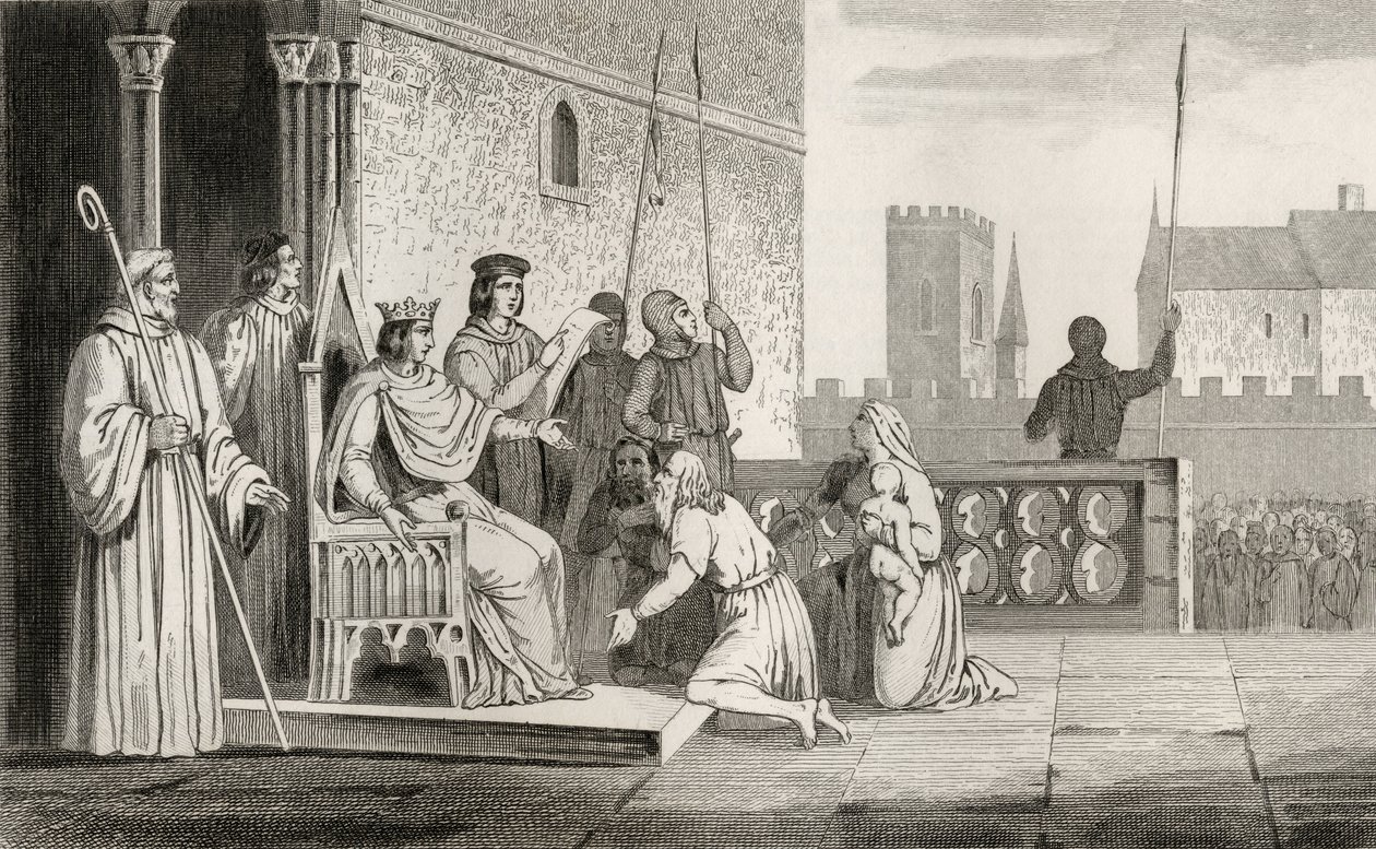 Louis X (1289-1316) Mischievous, serfleri Colart