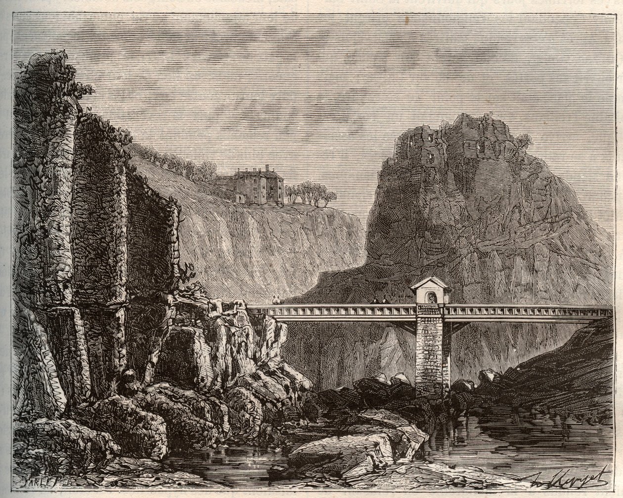 Kaybeden: Rochers de STE-MADELEINE by French School