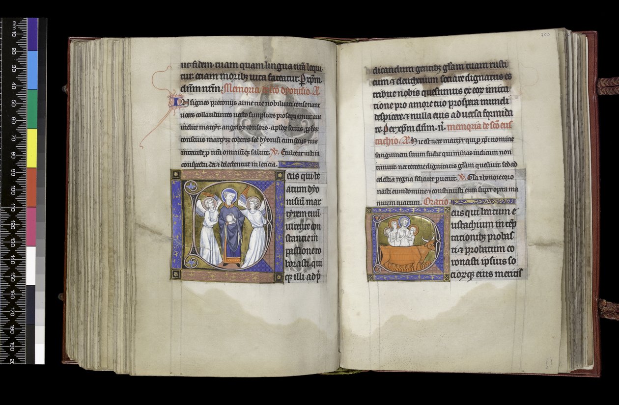 MS 300 f202v-203r, St Denis