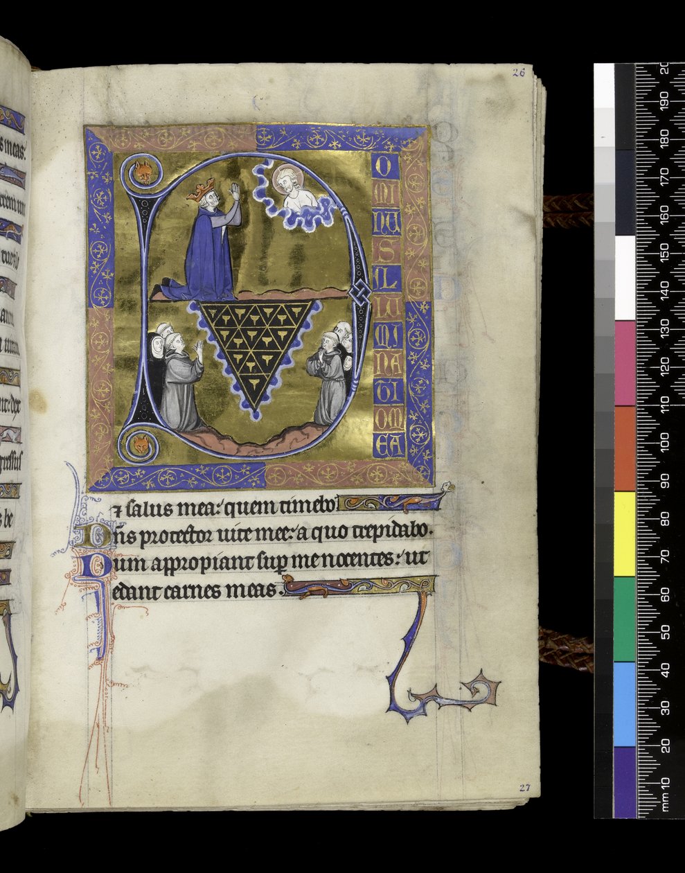 MS 300 f.26r, David Tanrı