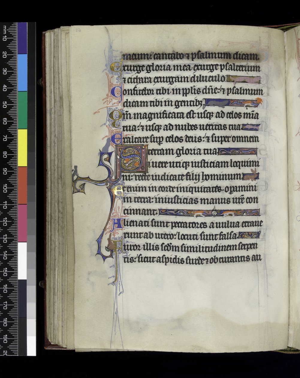 MS 300 f.61v, Psalter and Hours of Isabella of France, Paris, c.1265-70