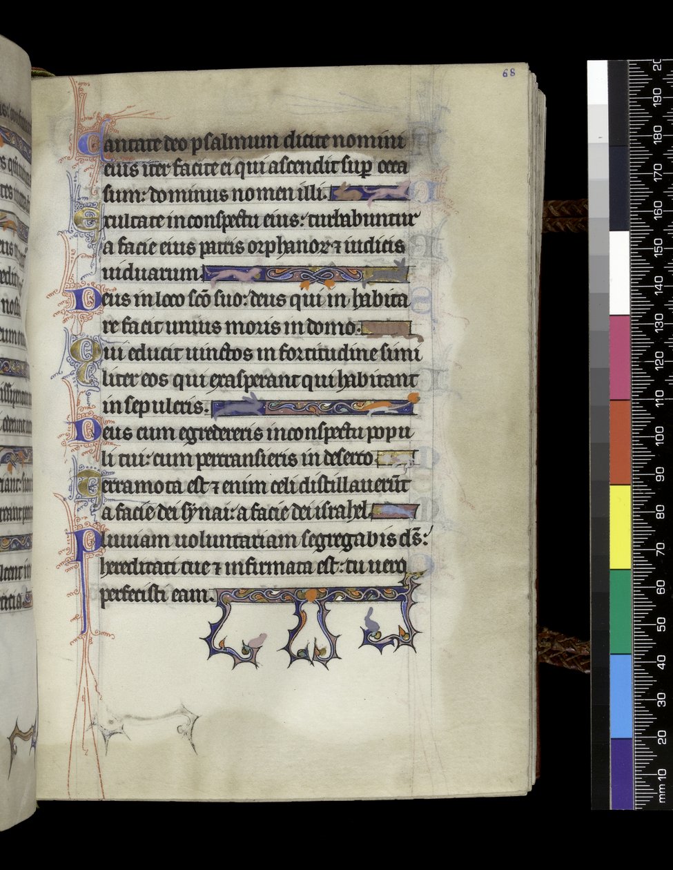 MS 300 f.68r, Psalter and Hours of Isabella of France, Paris, c.1265-70