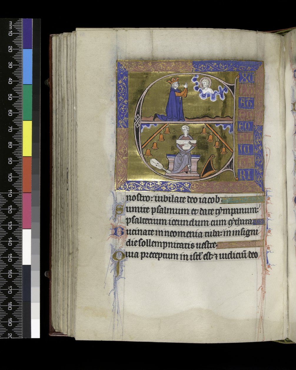 MS 300 f.89v, David Tanrı