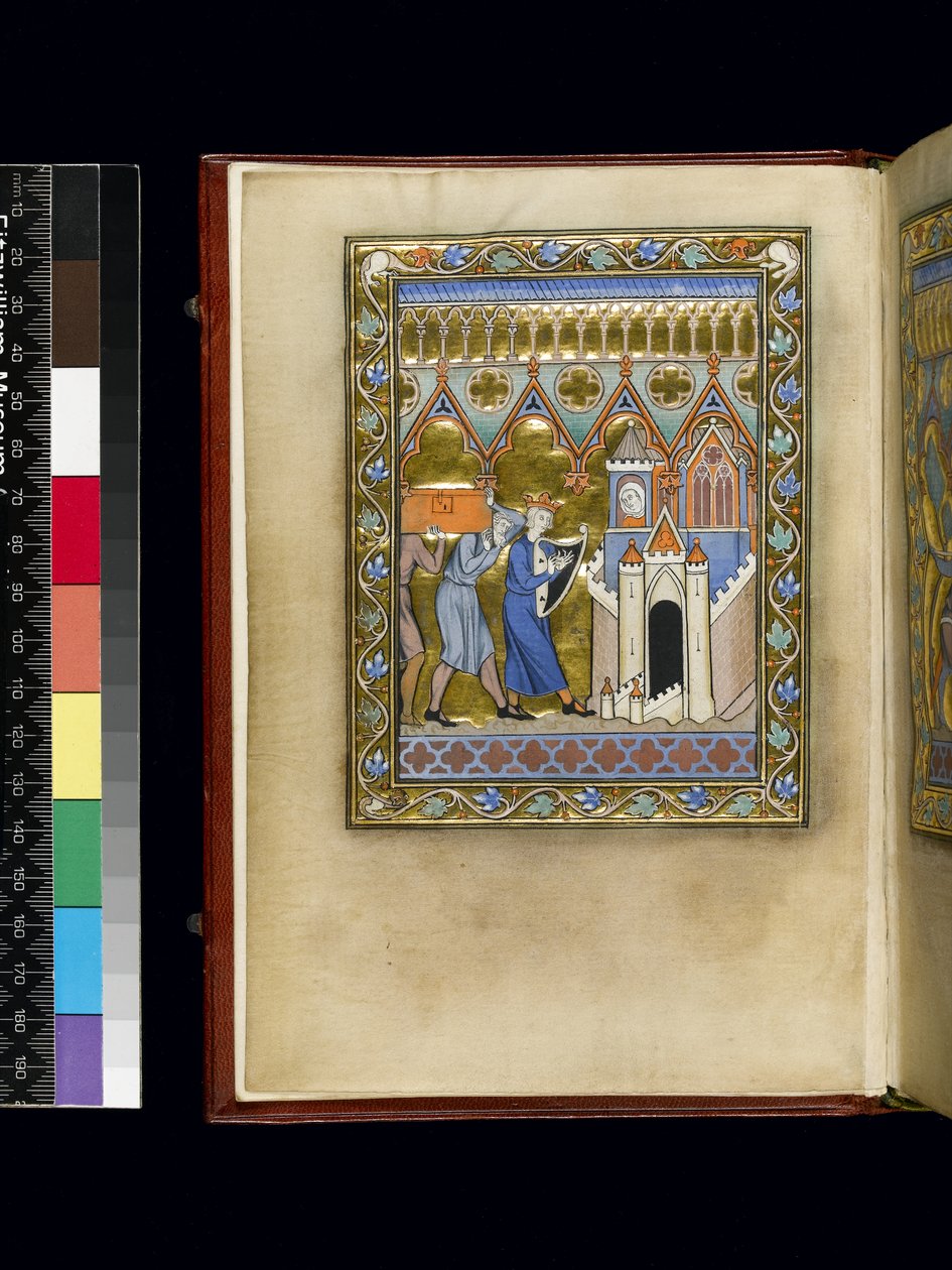 MS 300 f.Iv, Psalter and Hours of Isabella of France, Paris, c.1265-70 by French School