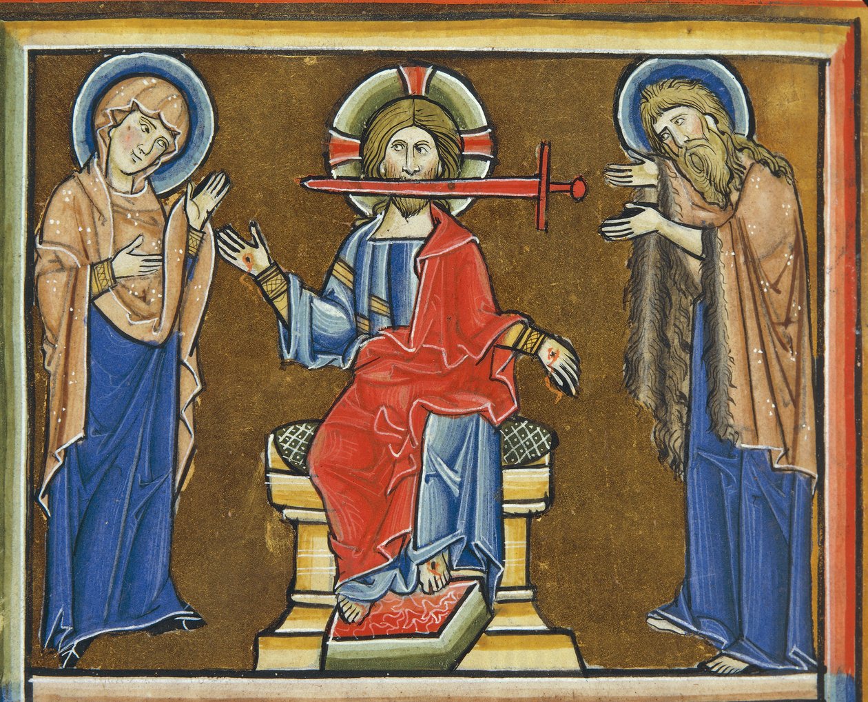 MS CXXXVII, Mahşerin İsa