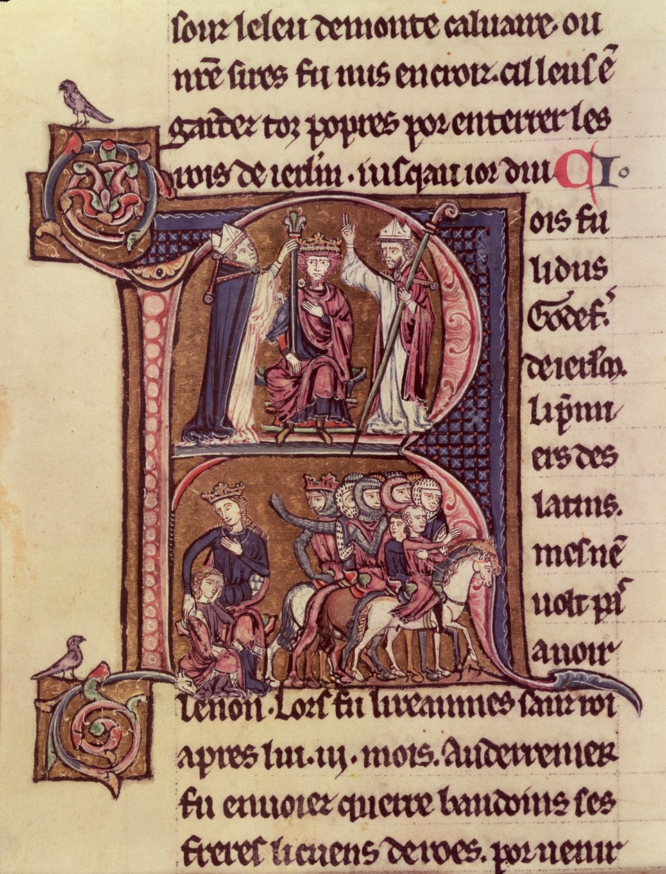 MS Fr 9081 f.99v Flanders Kralı I. Baldwin