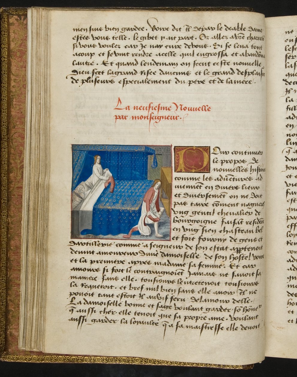 MS Hunter 252 020v Yüz Haber Haberinden Sayfa, c.1461-62 by French School