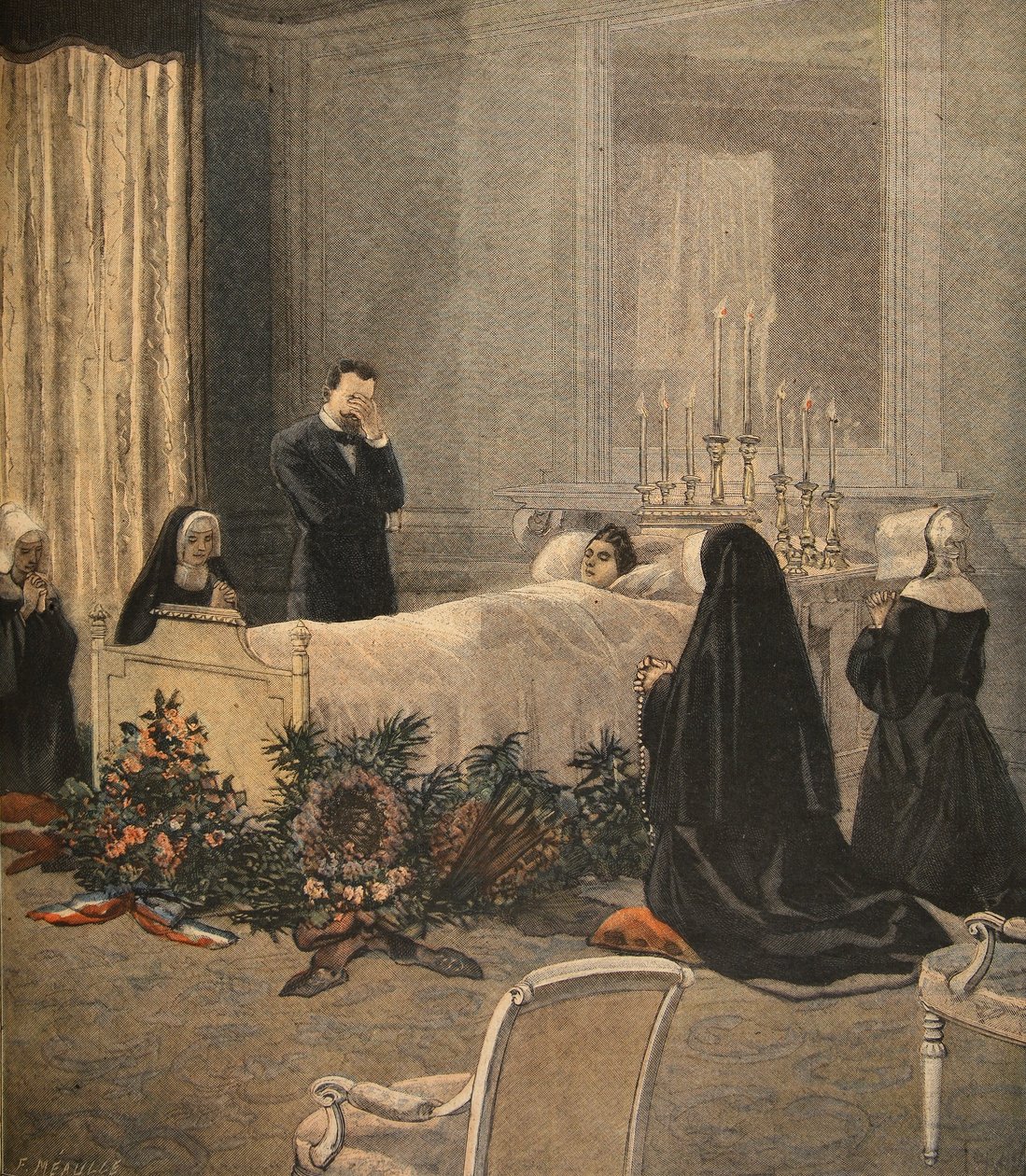 Madam Carnot ölüm döşeğinde, Le Petit Journal