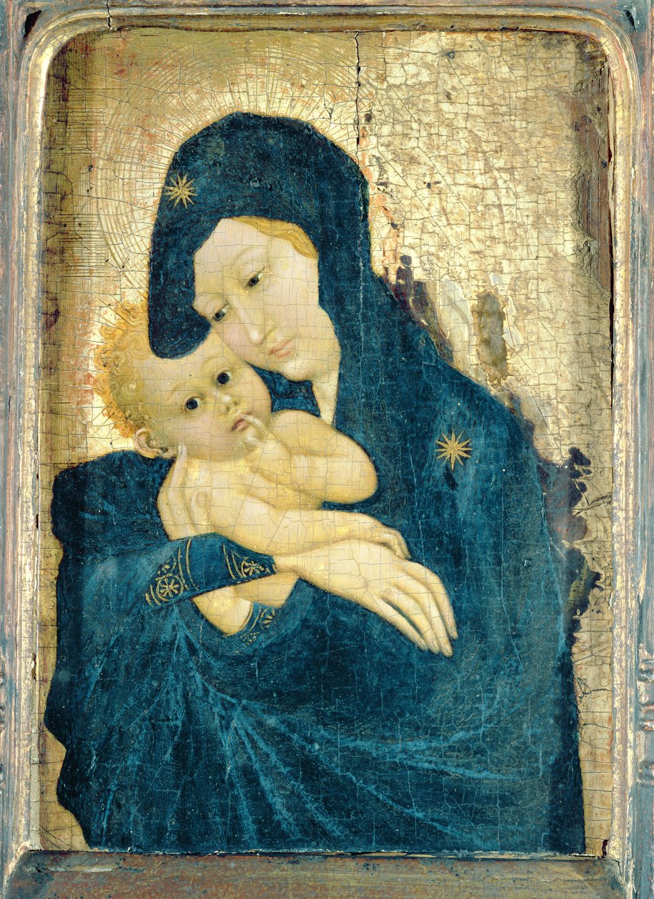 Madonna ve Çocuk, Bourgogne Okulu by French School
