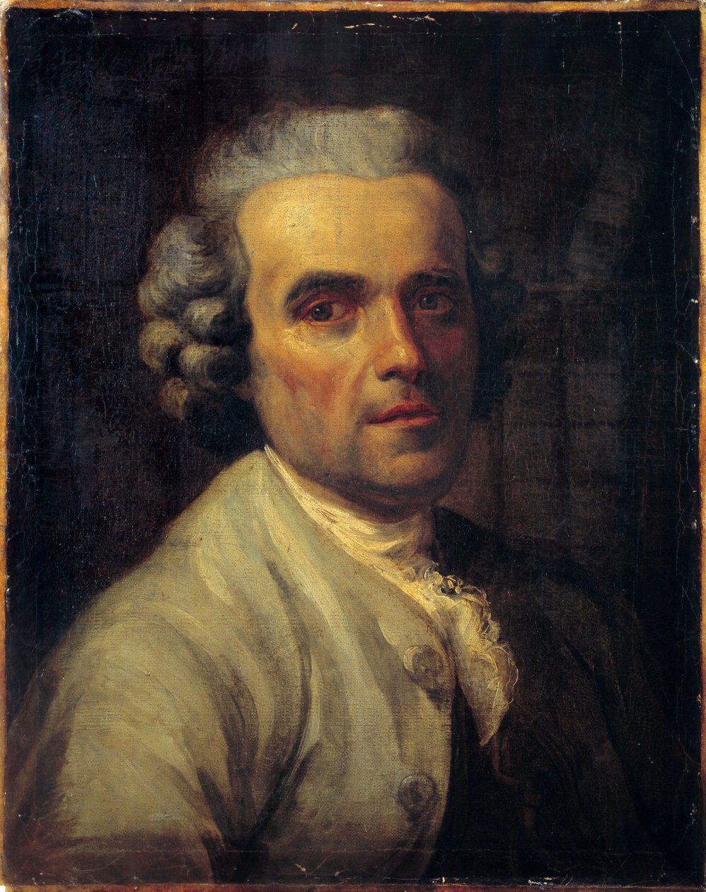 Adam portresi. Fransız okulunun resmi by French School