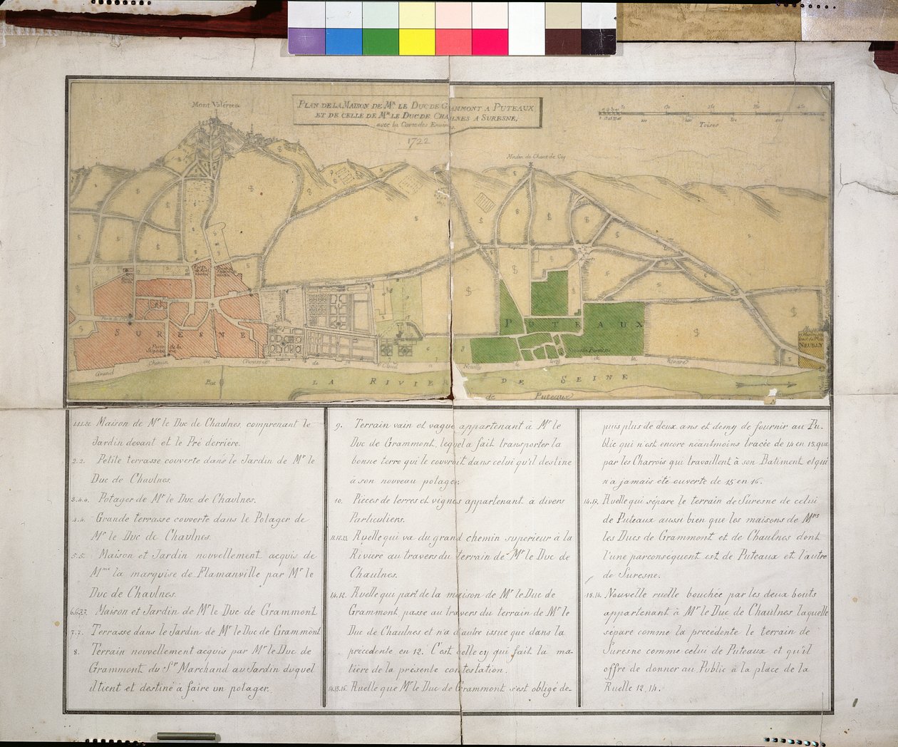 Chateau de Puteaux, 1722
