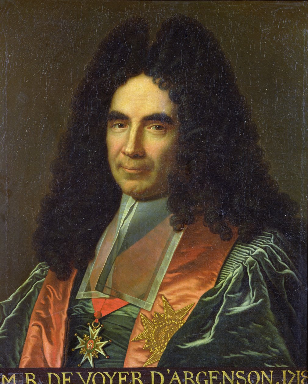 Marc-Rene de Voyer de Paulmy (1652 - 1721), Marquis d'Argenson, Adalet Bakanı by French School