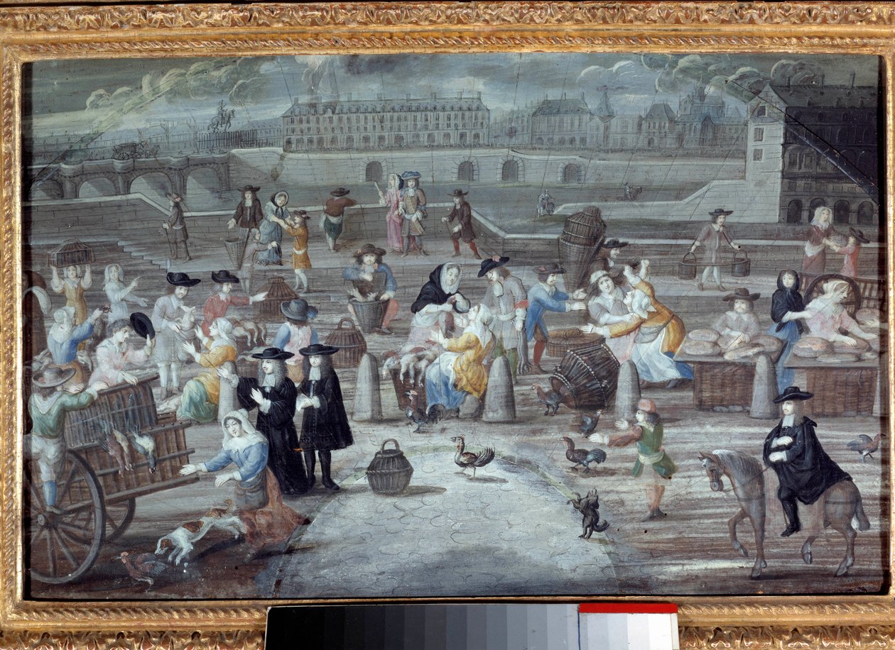 Kümes hayvanları ve ekmek yürüyüşü, 1660 yılında Paris
