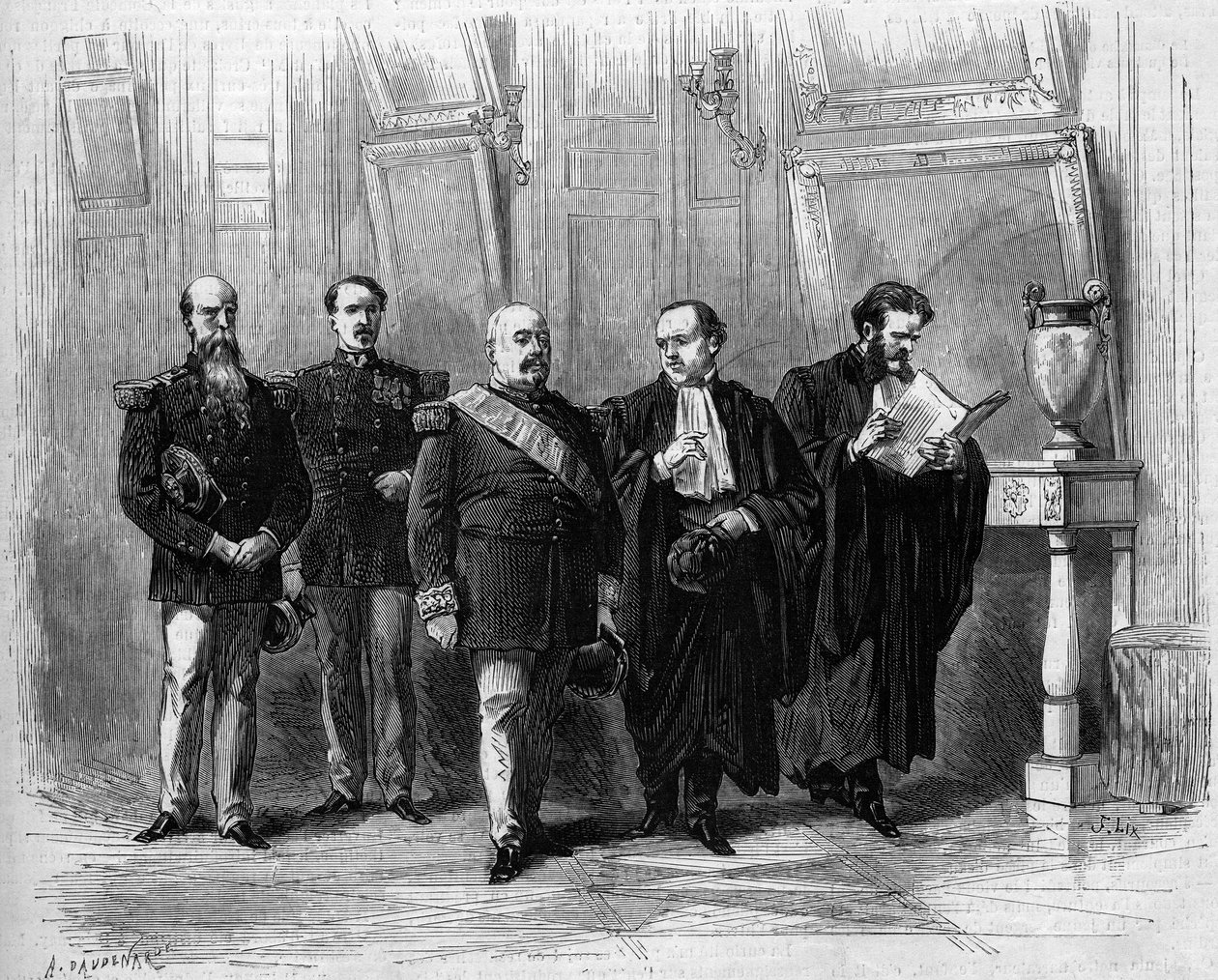 Mareşal Francois Achille Bazaine (Francois-Achille by French School