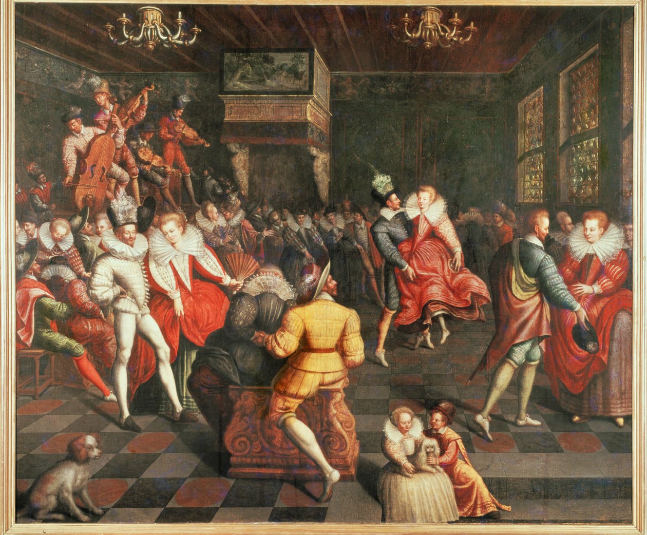 Marguerite de Valois ... (tuval üzerine resim) by French School