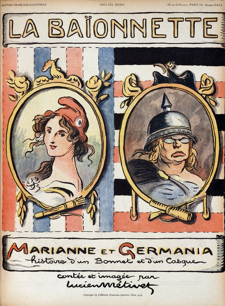 Marianne ve Germania, bir şapka ve bir miğfer hikayesi - 18/04/1918