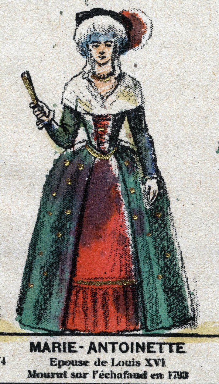 Marie Antoinette (1755-1793), Fransa Kraliçesi. “” Galeriede Fransa Kralları ve Kraliçeleri ve 1643