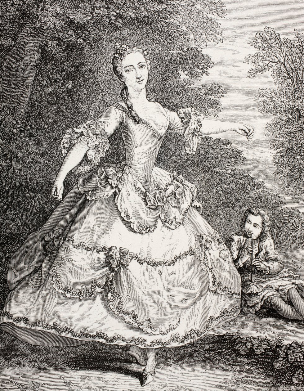 Marie Salle, 1875 (gravür) by French School