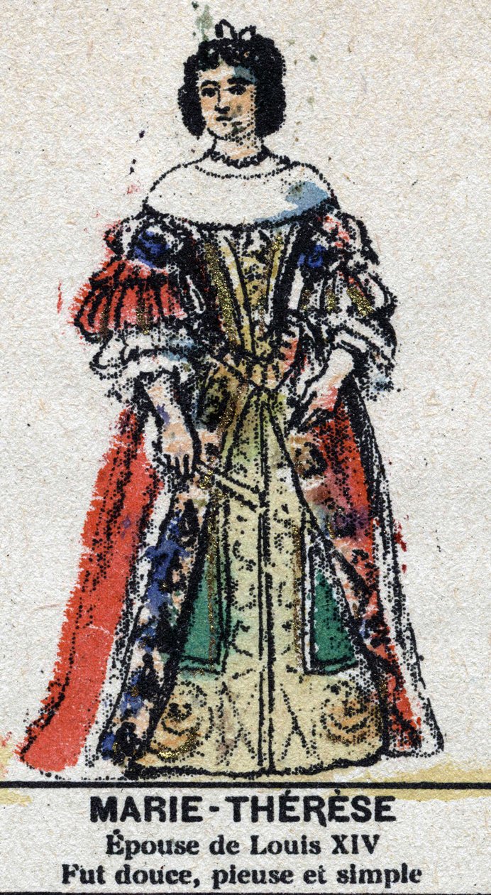 Avusturya Marie Therese (1638-1683), Fransa Kraliçesi. “” Galeriede Fransa Kralları ve Kraliçeleri ve 1643