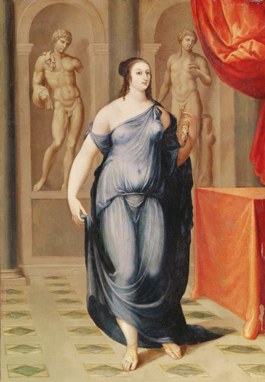 Marie dEscoubleau, Tessé Kontesi, 1598 by French School