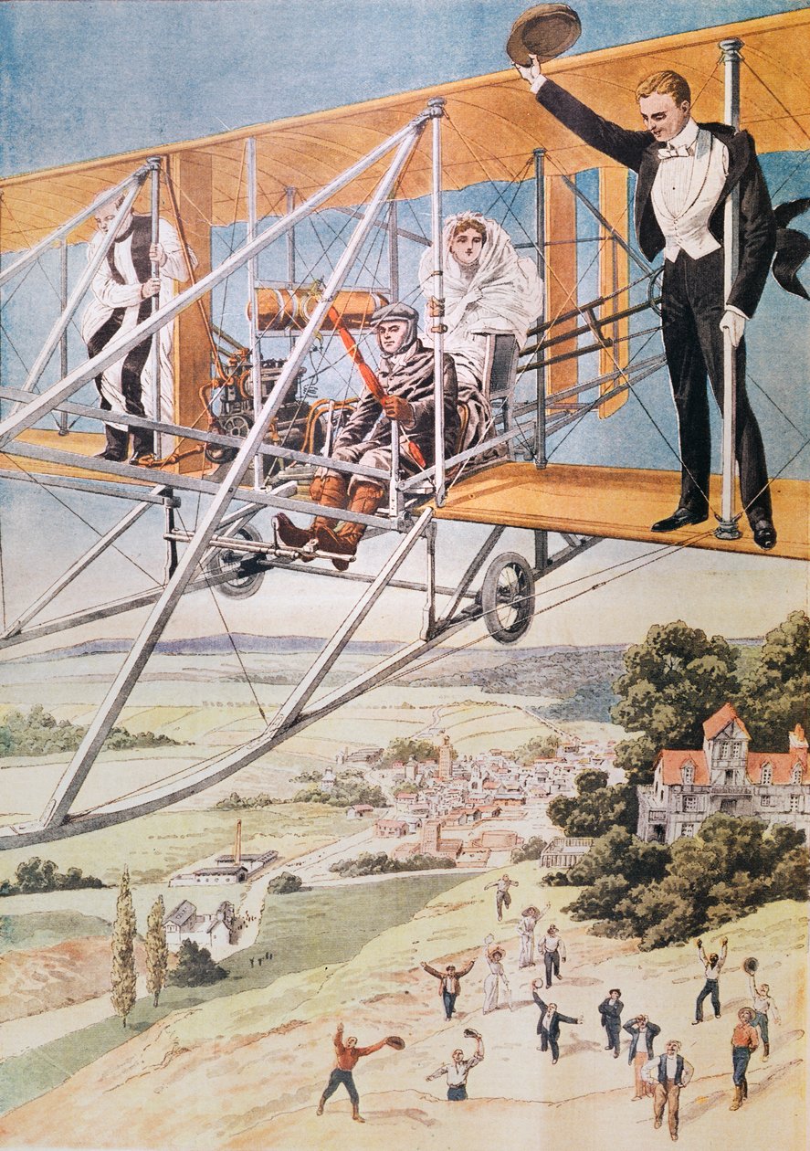 Uçakta evlilik, Le Petit Journal 1911