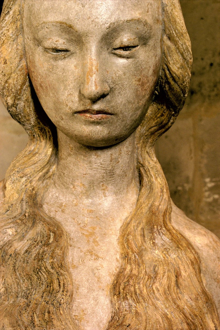 Mecdelli Meryem, 15. yüzyılın sonları (çok renkli taş) (ayrıca bkz. 248111, 252685 ve 252686) by French School