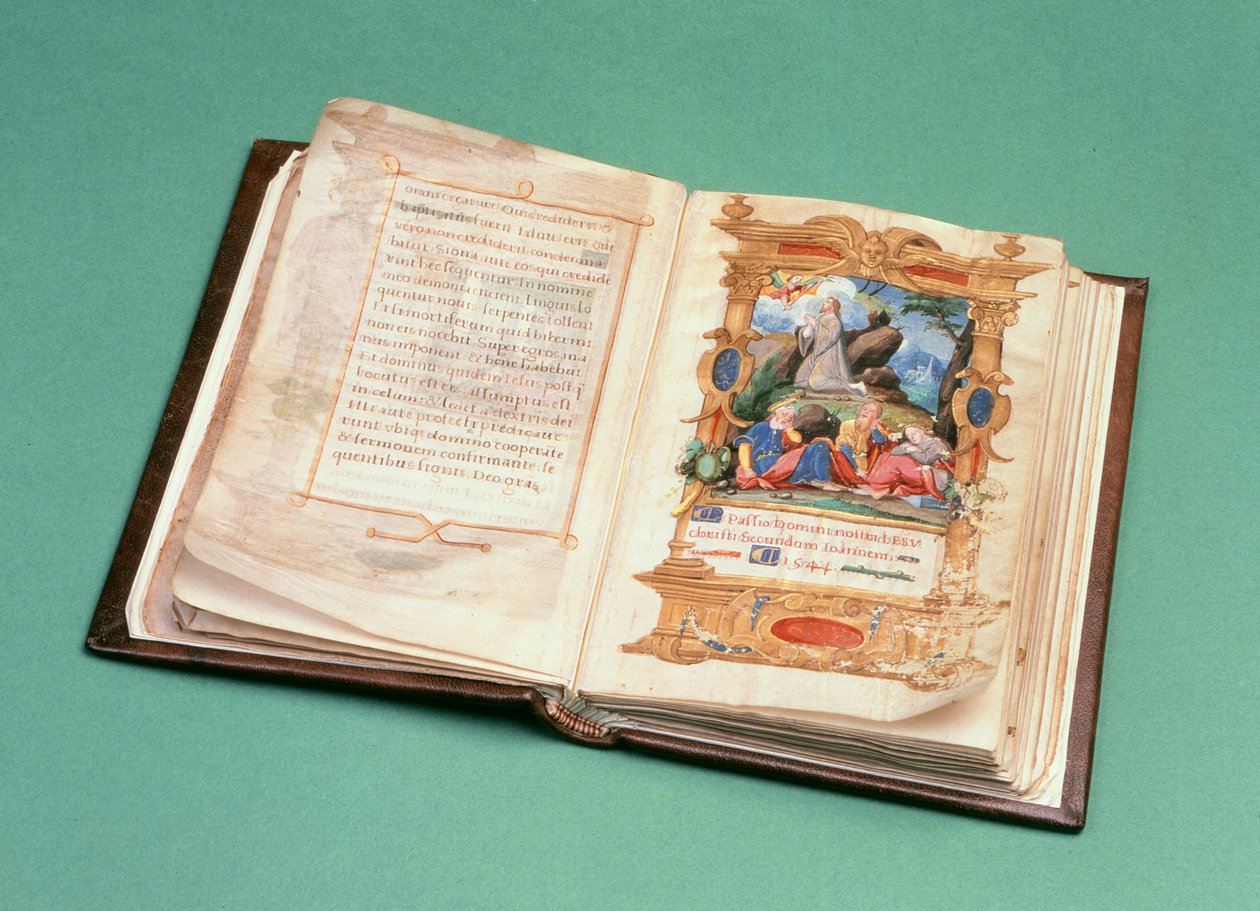Mary Queen of Scots Dua Kitabı (parşömen üzerine mürekkep mi?) (ayrıca bkz. 279121) by French School