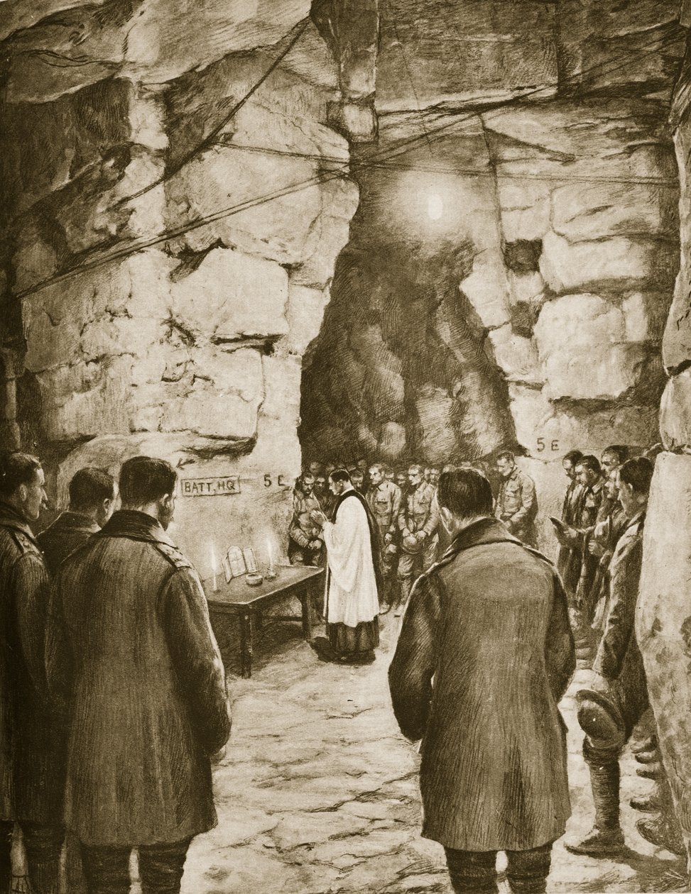 Fransız mağaralarında savaştan önce alınan kitle, 1914-19 by French School