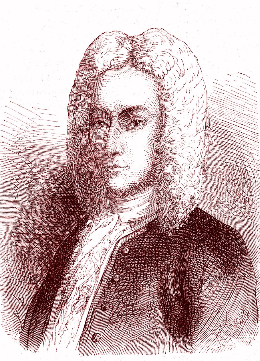 Mathieu DUTILH, Fransız fizikçi 1715'te (elektrik, paratoner) yaptı. by French School