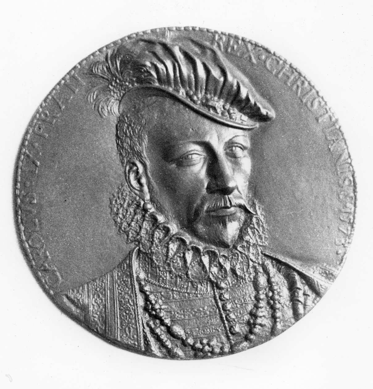 Charles IX Madalyonu, Fransa Kralı (bronz) by French School
