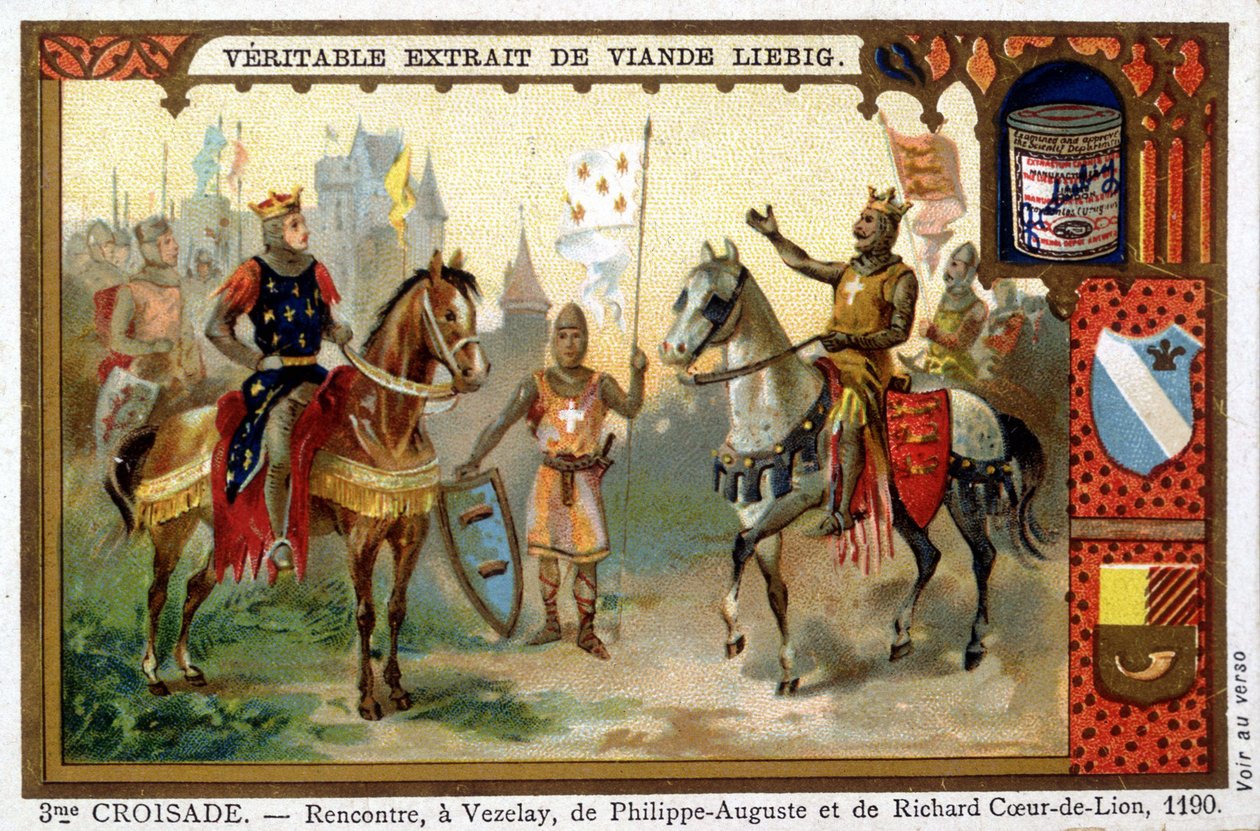 Philippe Auguste ve Richard Coeur de Lion