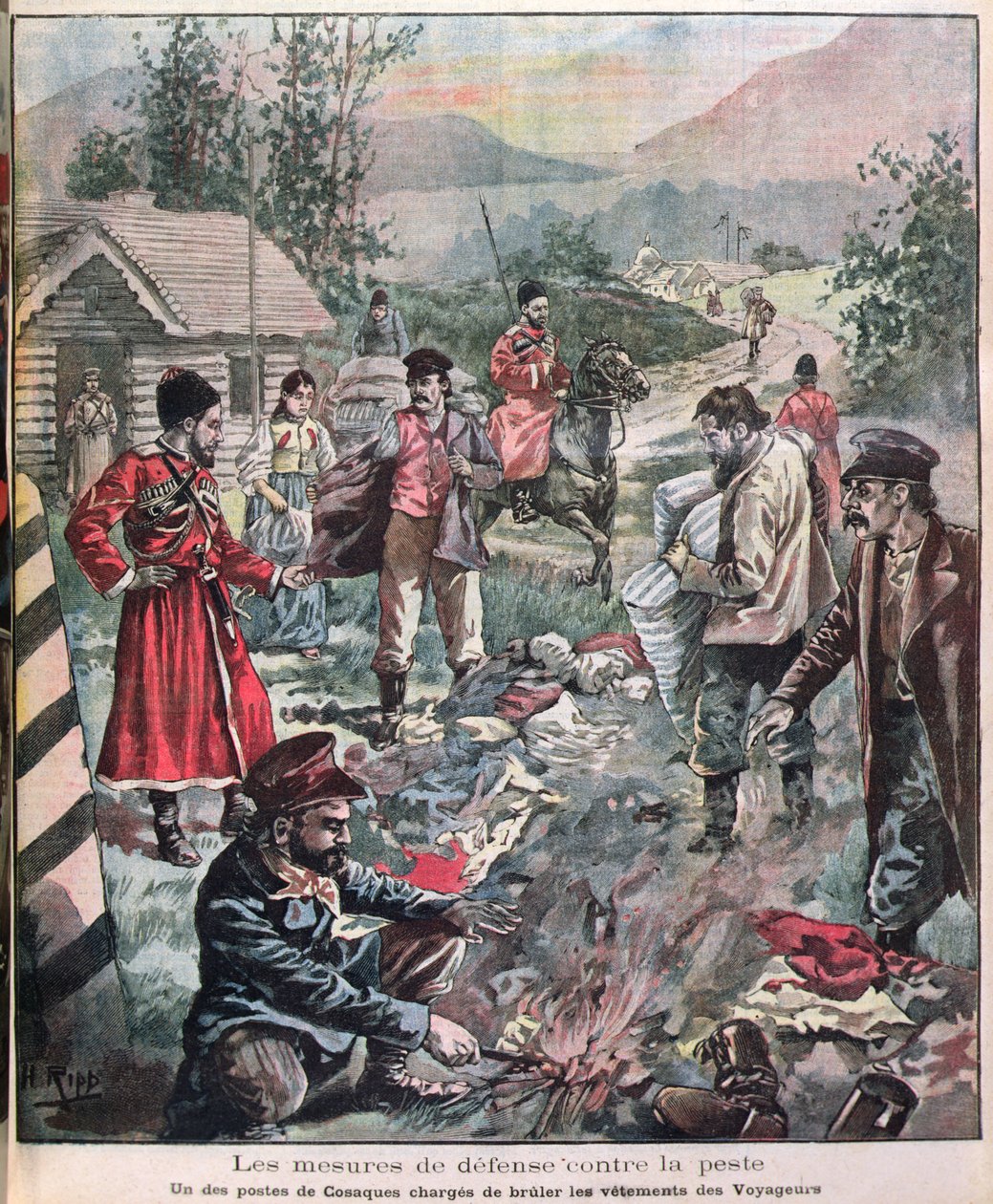 Vebayı Önleme Yöntemleri, Le Petit Journal, 1898 by French School