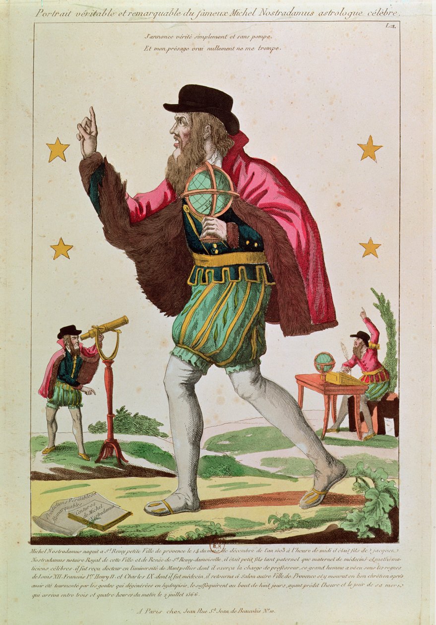 Michel Nostradamus (1503-66) by French School