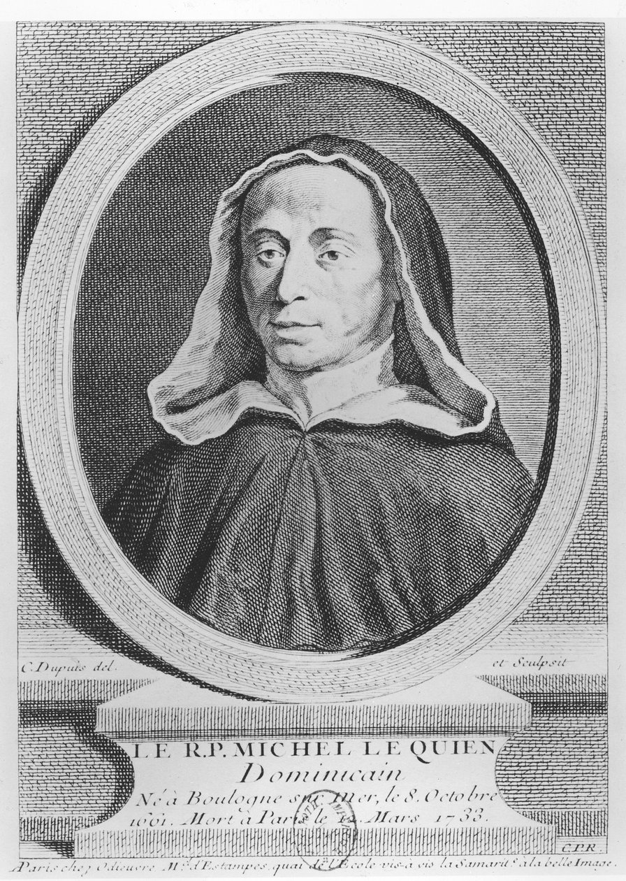 Michel le Quien (gravür) by French School