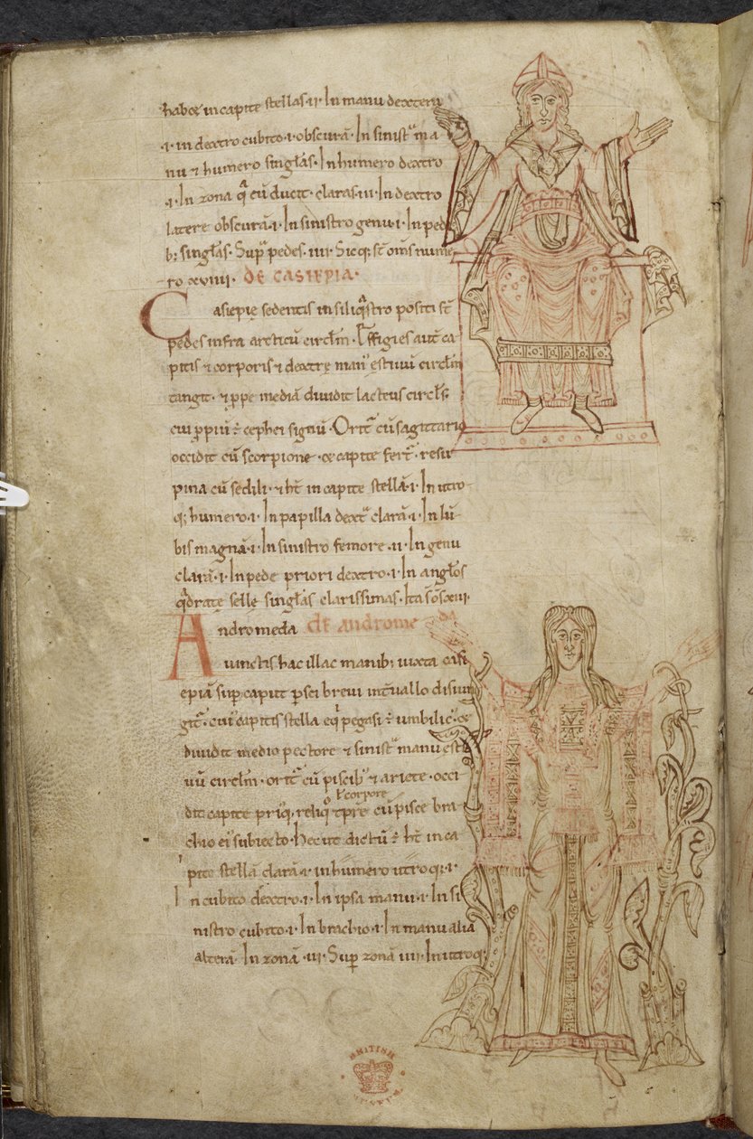 Bilgisayar ve astronomi üzerine çeşitli çalışmalar, Royal MS 13 A XI by French School