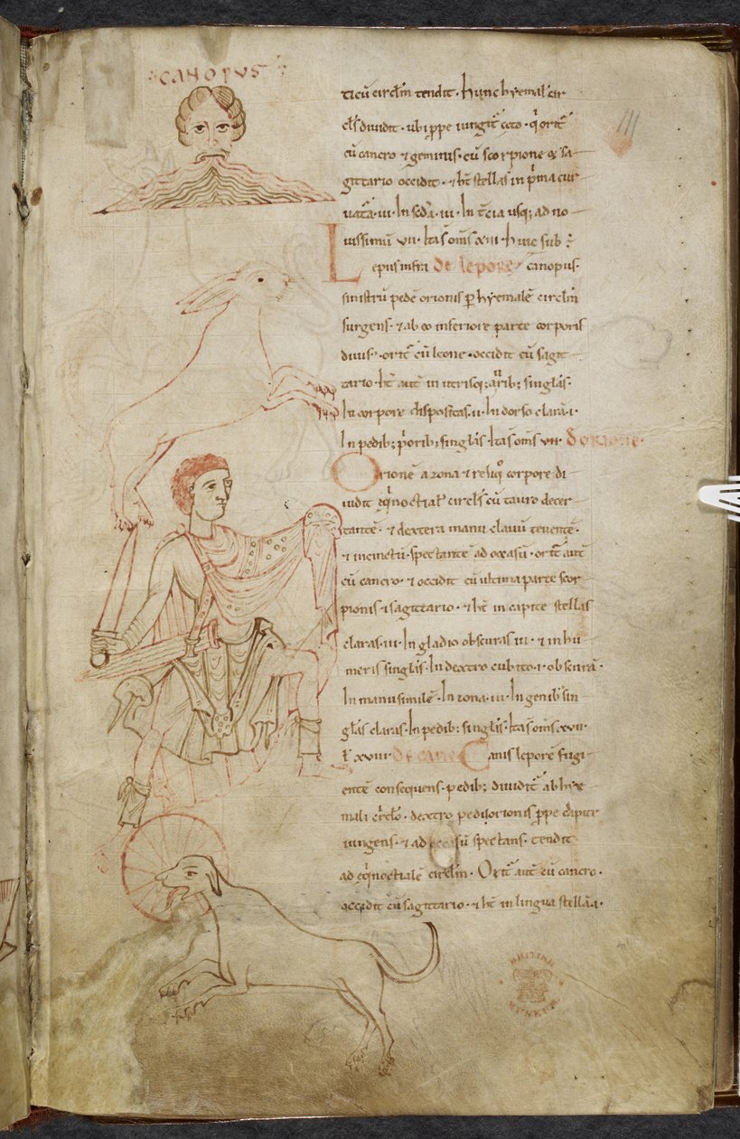 Bilgisayar ve astronomi üzerine çeşitli çalışmalar, Royal MS 13 A XI by French School