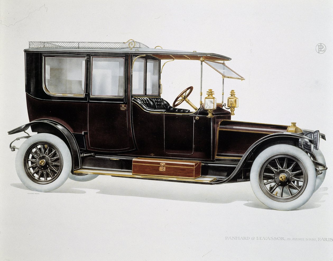 Model Limuzin - “” Panhard ve Levassor Kuruluşlarında”” by French School