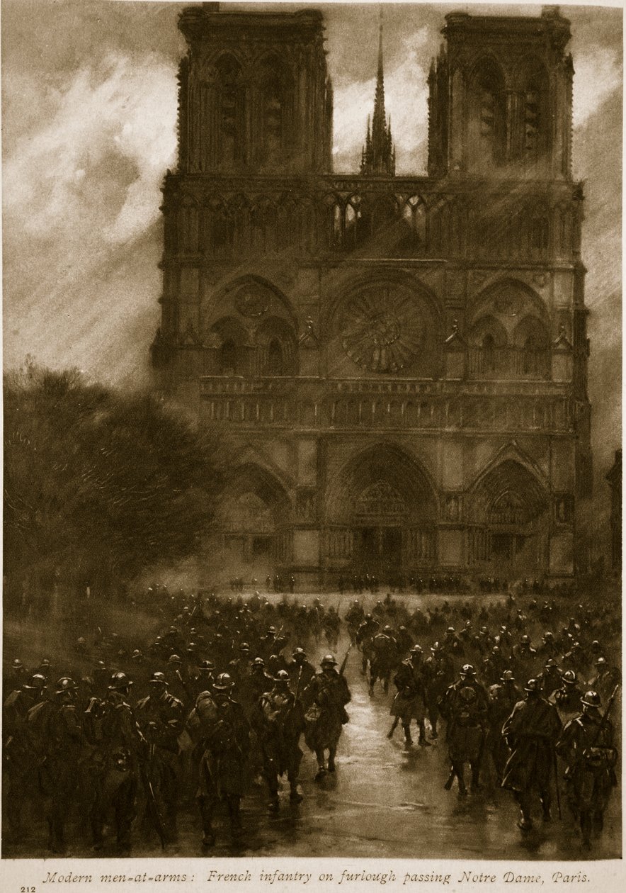 Modern Silahlı Kuvvetler: Fransız piyadeleri Notre Dame