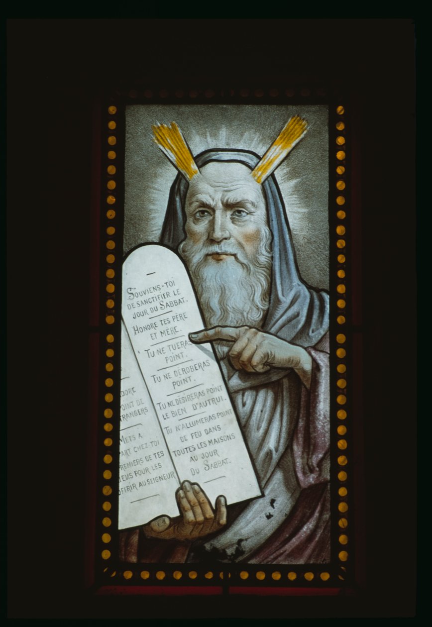 Musa, Yasa Levhalarıyla by French School